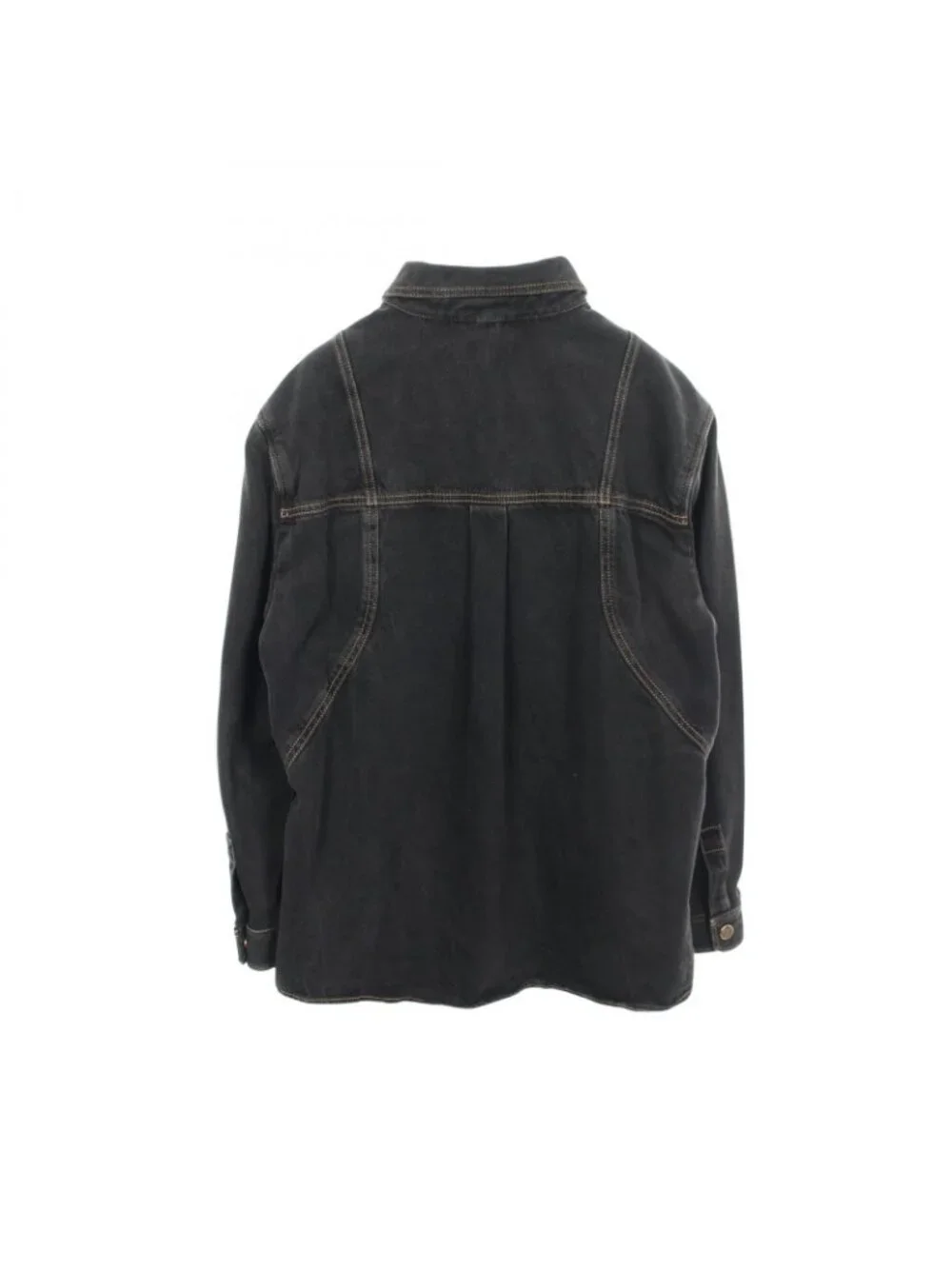 Louis Vuitton Denim Jacket Logo Embroidery Uq4 Cotton